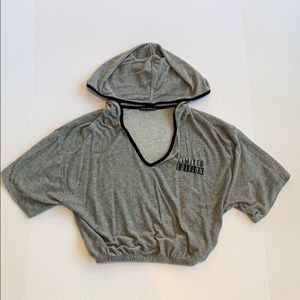 BERSHKA CROPPED SHORT SLEEVE